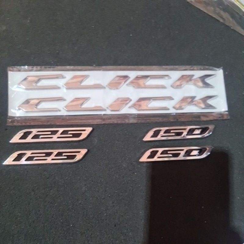 Jual Emblem Click 125 150 satuan atau set | Shopee Indonesia
