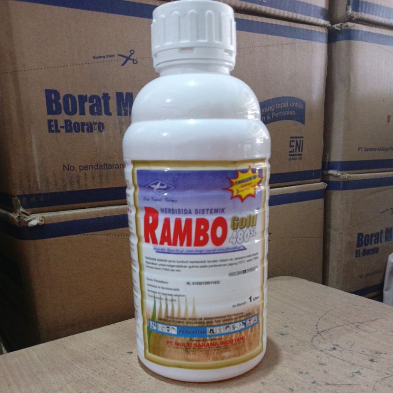 Jual Herbisida Rambo Gold 480sl 1 Liter Shopee Indonesia