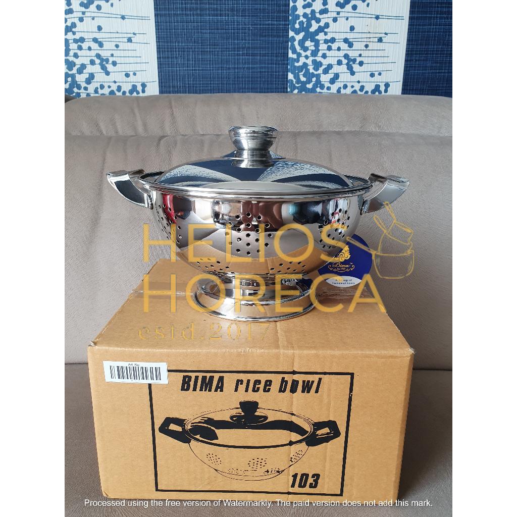 Jual Bima Rice Bowl 24 cm Sangku Nasi Bakul Nasi Wakul Nasi Baskom Nasi ...
