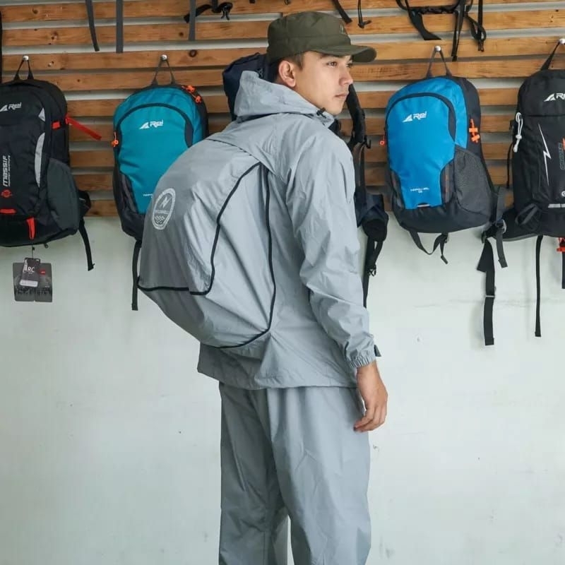 Jual Raincoat Sentani Jas Hujan Original Wildshell Series Jas Hujan Backpack Raincoat Gunung