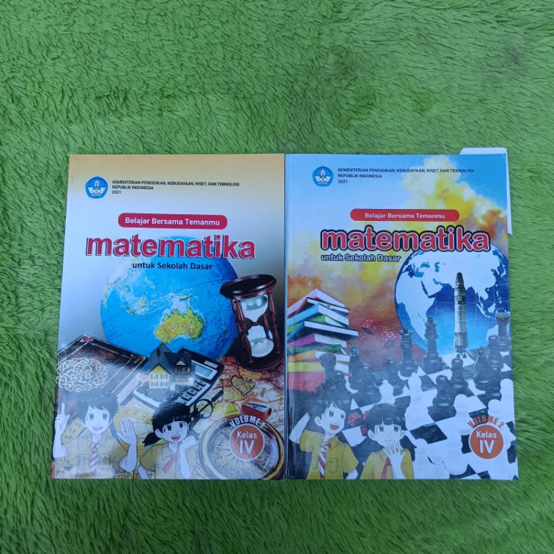 Jual Original Buku Matematika Kelas 4 Sd Vol 1 2 Kurikulum Merdeka Shopee Indonesia 7407