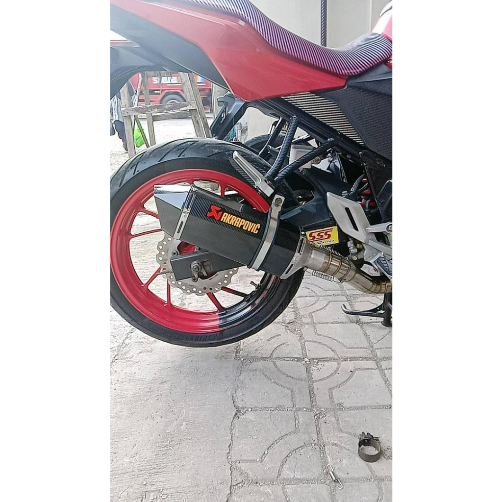 Jual Kenalpot Knalpot Racing Akrapovic Layang Evo Carbon All New YZF ...