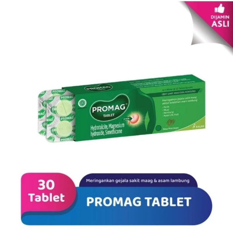 Jual Promag tablet 1 box (30 tablet) | Shopee Indonesia