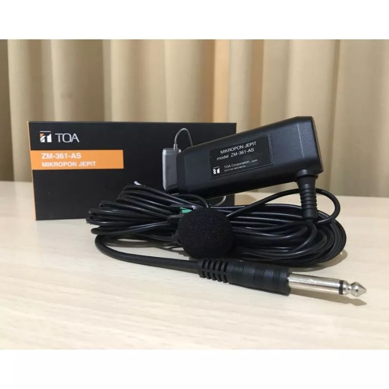 Jual Grosir Mic Toa ZM-361 ZM 361 clip on Microphone Condensor original ...