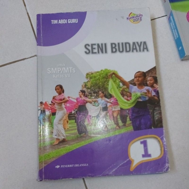 Jual buku cetak seni budaya kelas 1 VII SMP MTS penerbit erlangga k13 ...