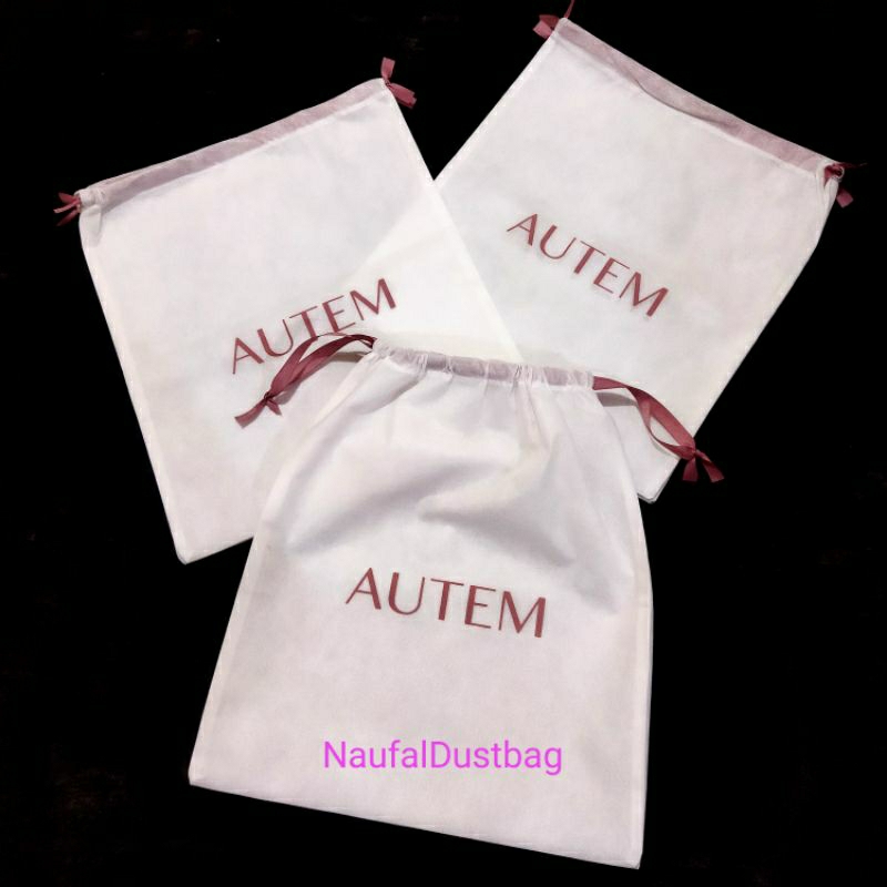 Jual Dustbag kantong serut pouch Sablon custom size SPUNBOND BLACU DRILL SATIN KATUN Souvenir Shopee Indonesia