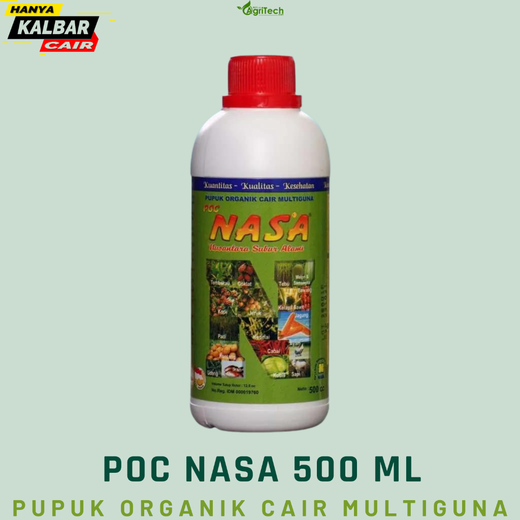 Jual PUPUK ORGANIK CAIR POC NASA ISI 500 ML PT NATURAL NUSANTARA NASA ...