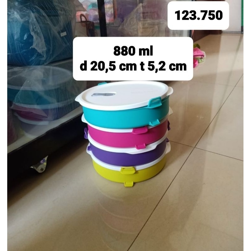 Jual clic to go round tupperware | Shopee Indonesia