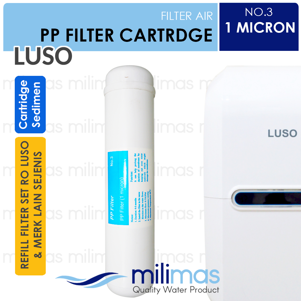 Jual LUSO INLINE Sedimen 1 Micron Pre Filter 10