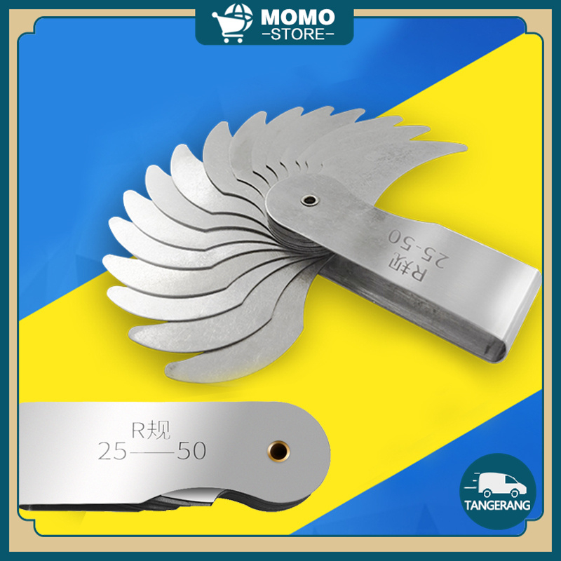 Jual Stainless Steel Radius Gauge Pengukur Radius / Radius Gauge Alat
