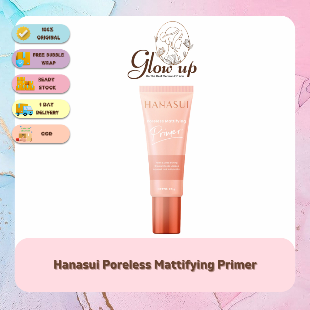 Hanasui Poreless Mattifying Primer Water Based Matte Primer 20g