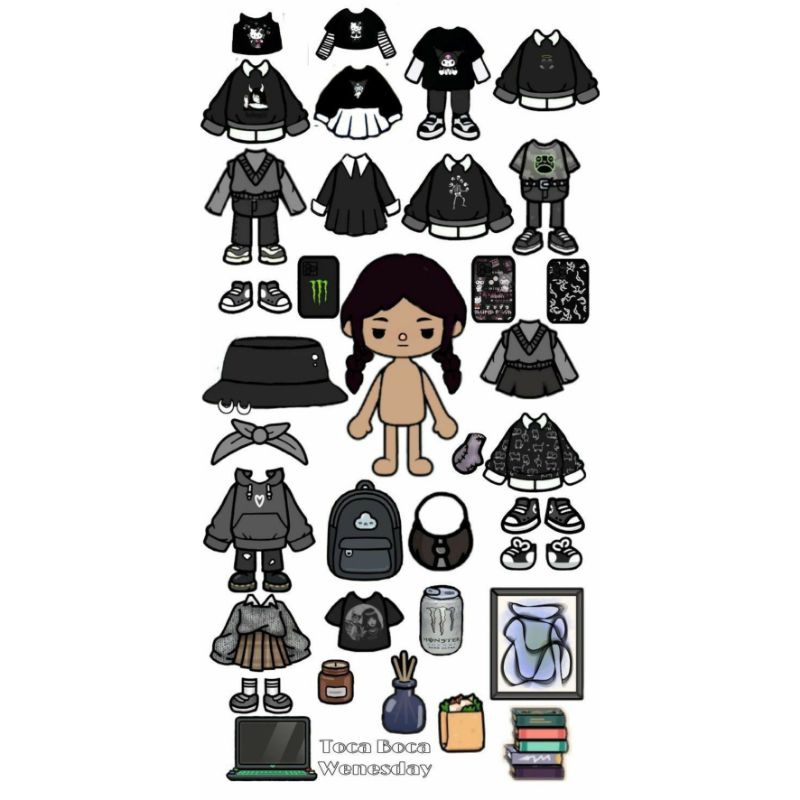 Jual TOCA BOCA MAINAN KERTAS PAPER DOLL BP BP AN BONGKAR PASANG KUROMI ...