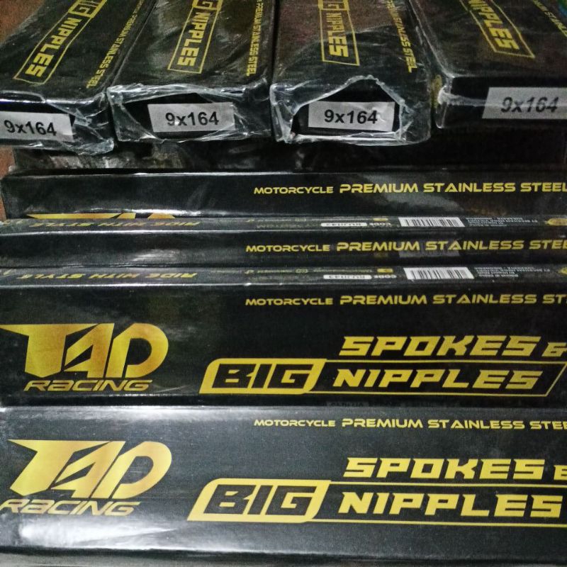 Jual Ruji Steinless Stainless Tad Racing Jari Jari Stainless Premium Big Nipples Shopee