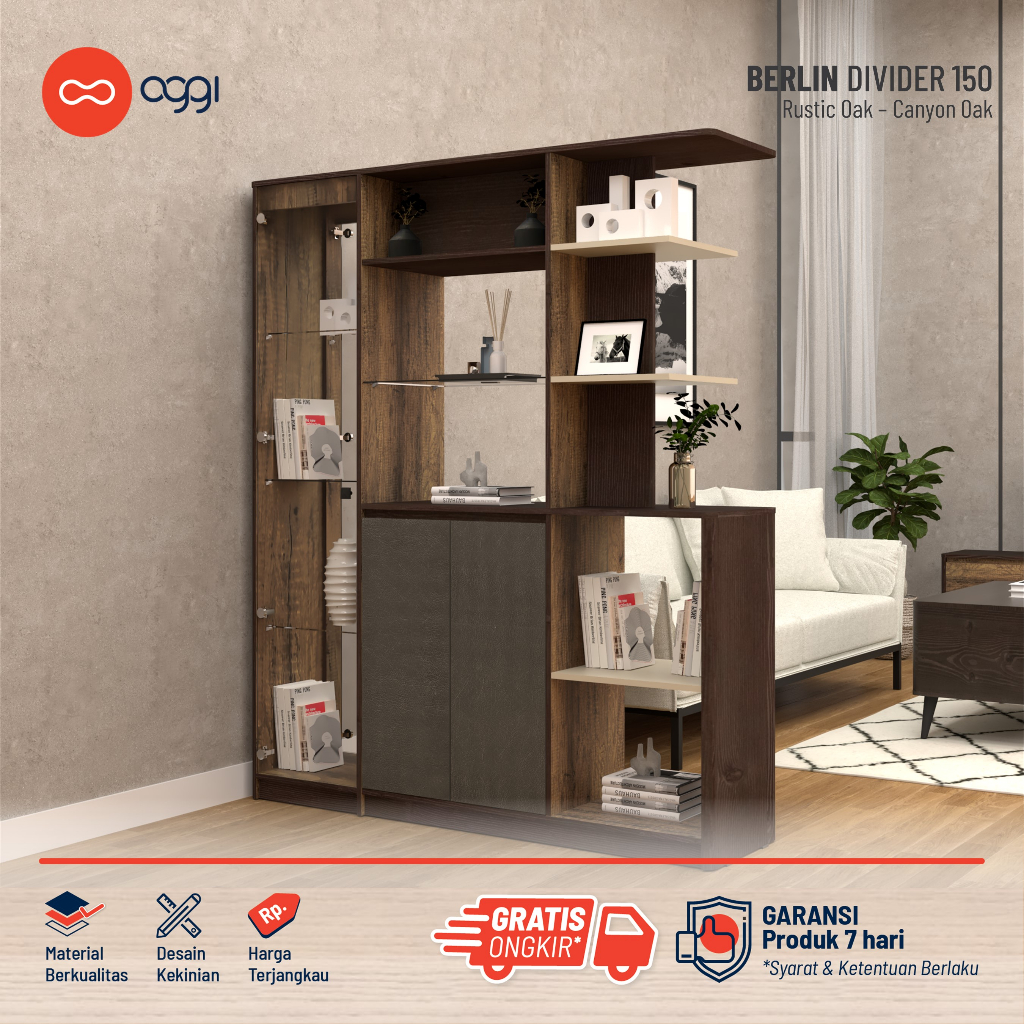 Jual Oggi - Rak Susun / Divider Rack / Oggi Berlin Divider 150 | Shopee ...