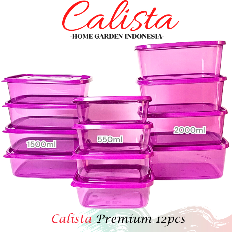 Jual Food Kontainer Container Set Toples Kotak Calista Furano Bening