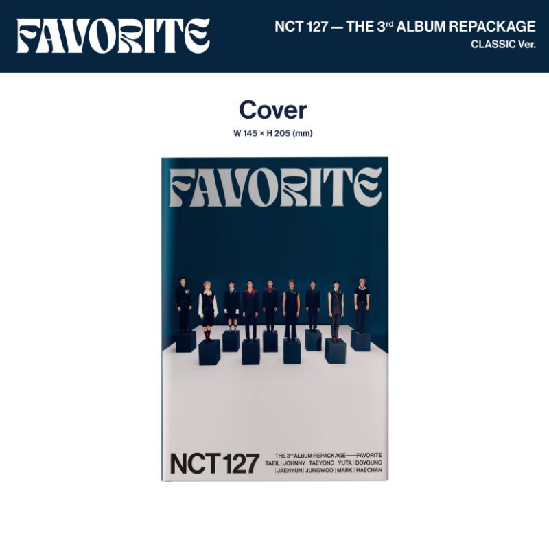 Jual ALBUM NCT 127 FAVOURITE REPACKAGE MURAH CLASSIC VER + PC Doyong ...
