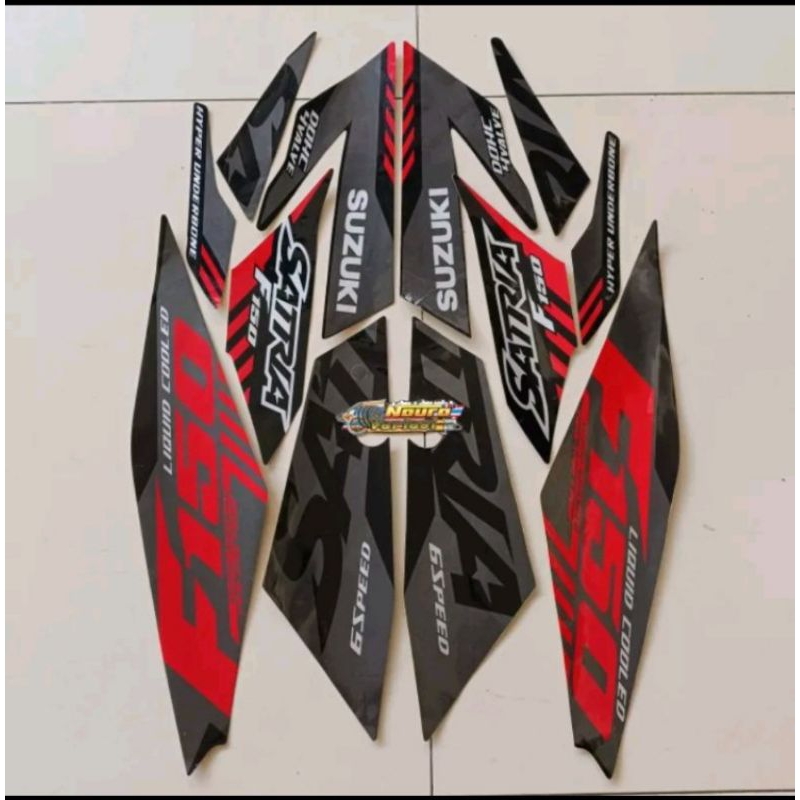 Jual Stiker Striping Satria Fu 2021 Raider List Body Standar | Shopee ...