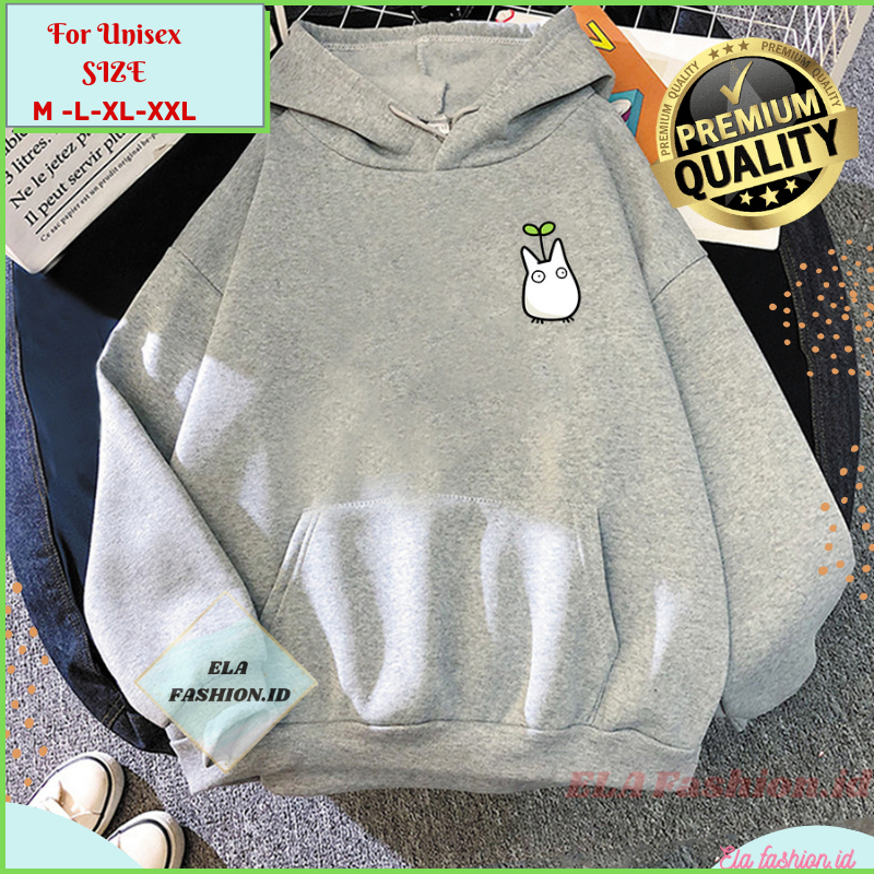 Hoodie Studio Ghibli Manga Anime Chibi Totoro Kawaii Manga Aesthetic Hodie  Wibu