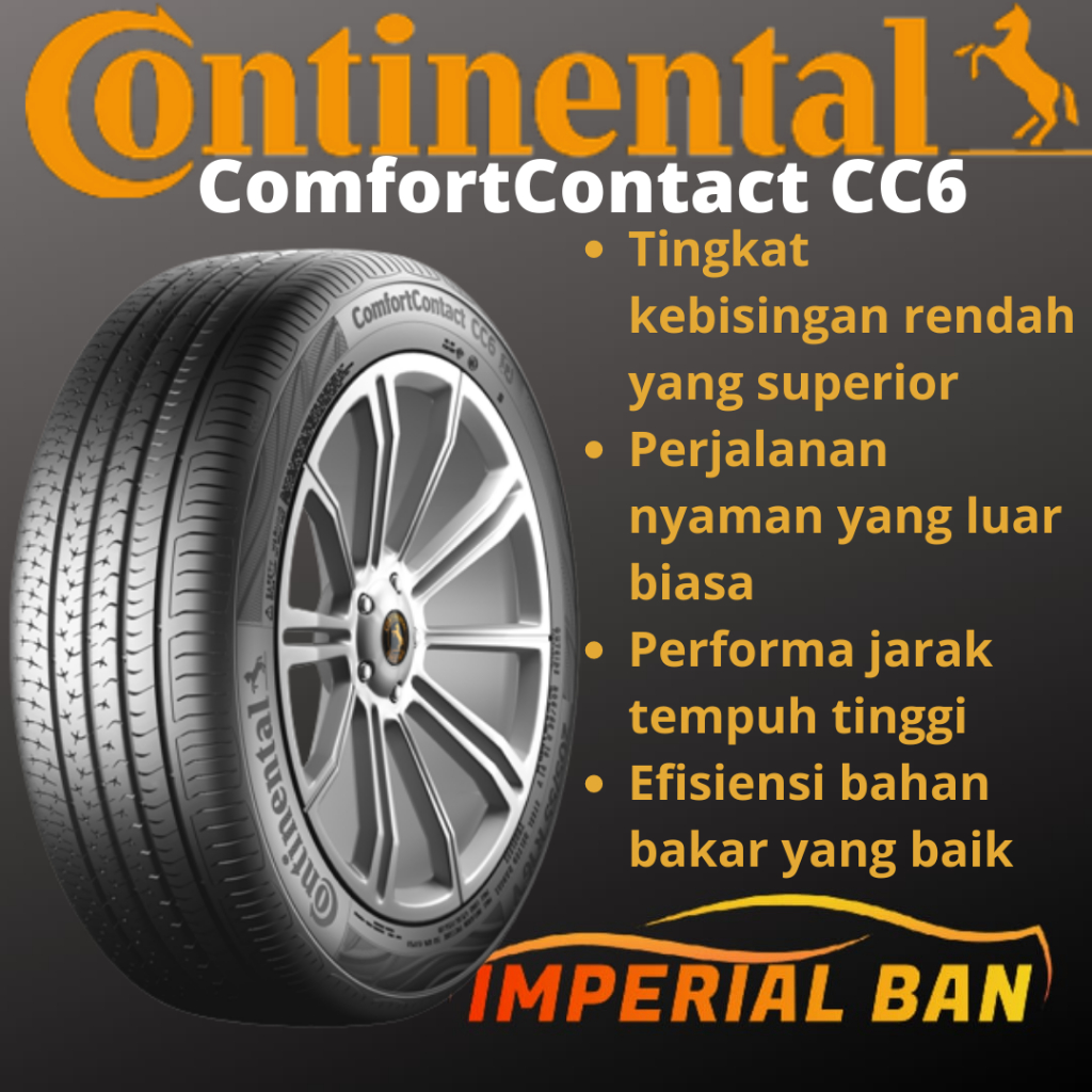 Jual 185/55 R16 Continental Confort Contact CC6 Ukuran Ban Jazz RS City