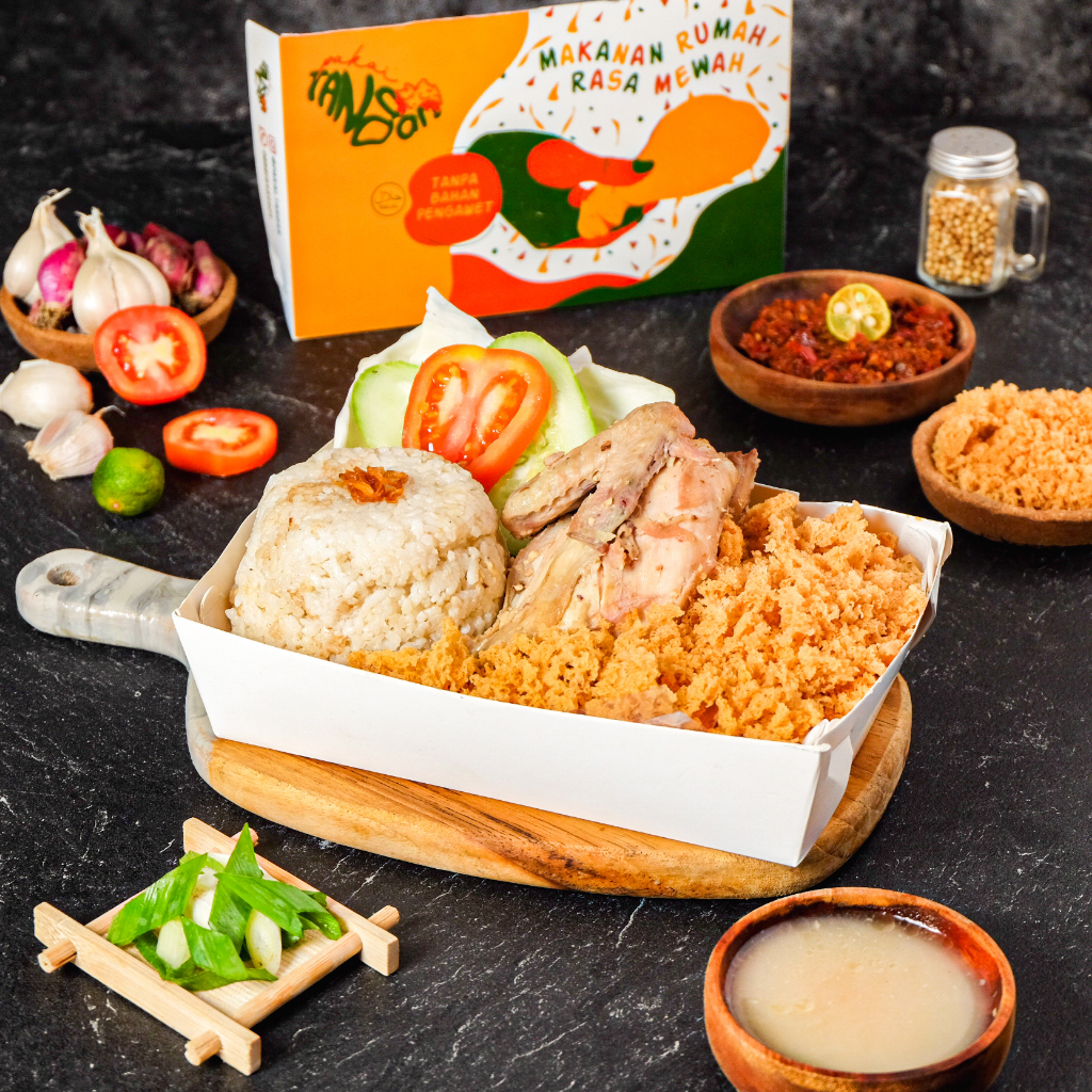 Jual NASI KREMES AYAM KUKUS PAKAI TANGAN | NASI BOX | PAKET NASI | AYAM