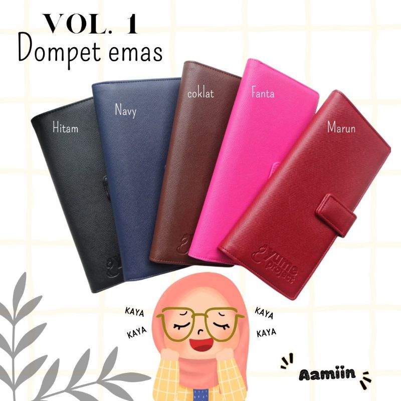 Jual YUME PROJECT Vol.1 Dompet Kartu Card Holder Dompet Emas Antam LM ...