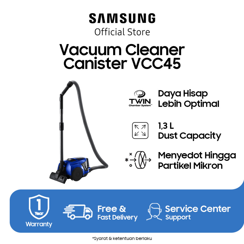 Jual Samsung VCC4540S36/XSE Canister Vacuum Cleaner Shopee Indonesia