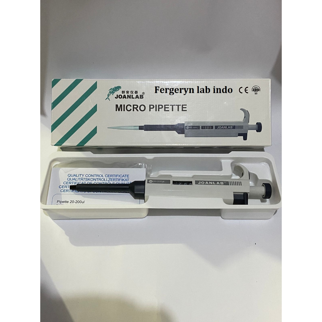 Jual Adjustable Micropipette 20 200 ul / Mikropipet 20 200 ul