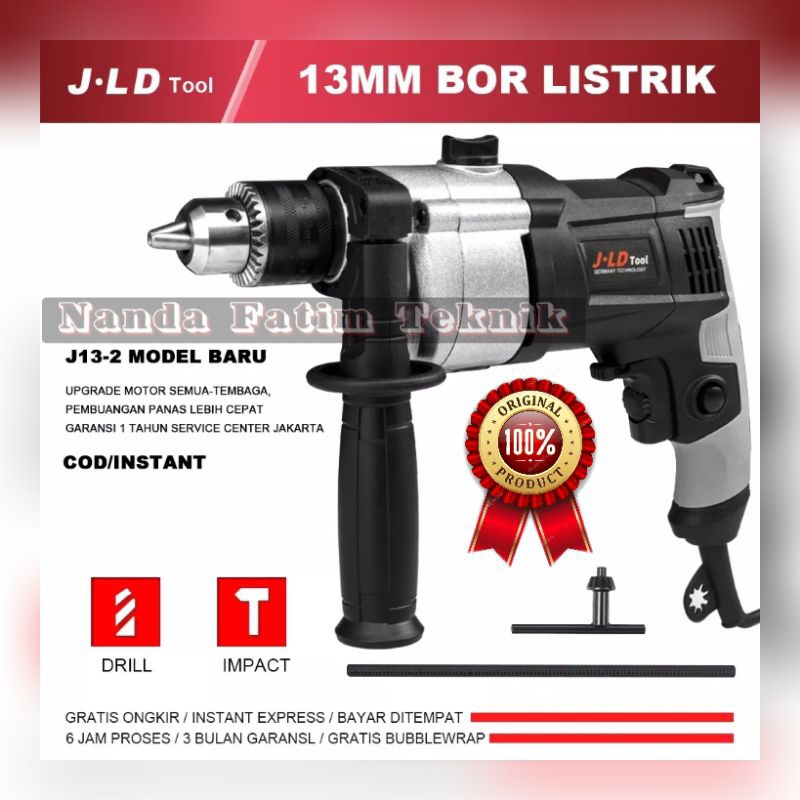 Jual Bor Listrik 13 Mm Type 13-2 JLD BUAT KERJA BERAT Impact Drill ...