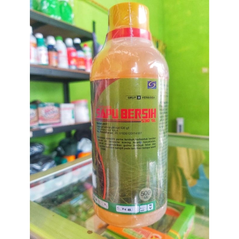 Jual Herbisida Pembasmi Rumput Sampai Akar Sapu Bersih Kemasan 500ml