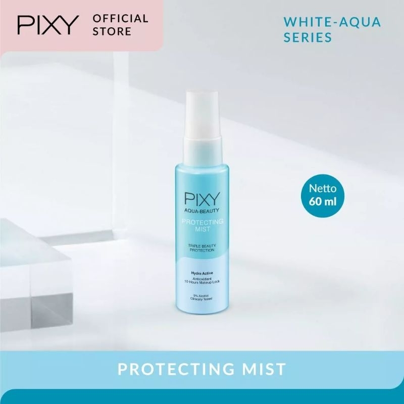 Jual Pixy Aqua Beauty Protecting Face Mist 60ml Kemasan Biru Shopee