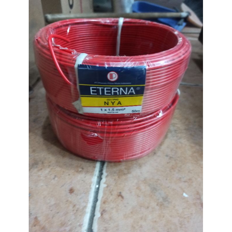 Jual Kabel Eterna Nya 1x1 5 50 Meter Shopee Indonesia