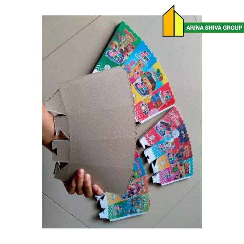 Jual 300 LEMBAR KERTAS POPCORN 12 × 6 PAPER CRAFT KARTON POPCORN ...