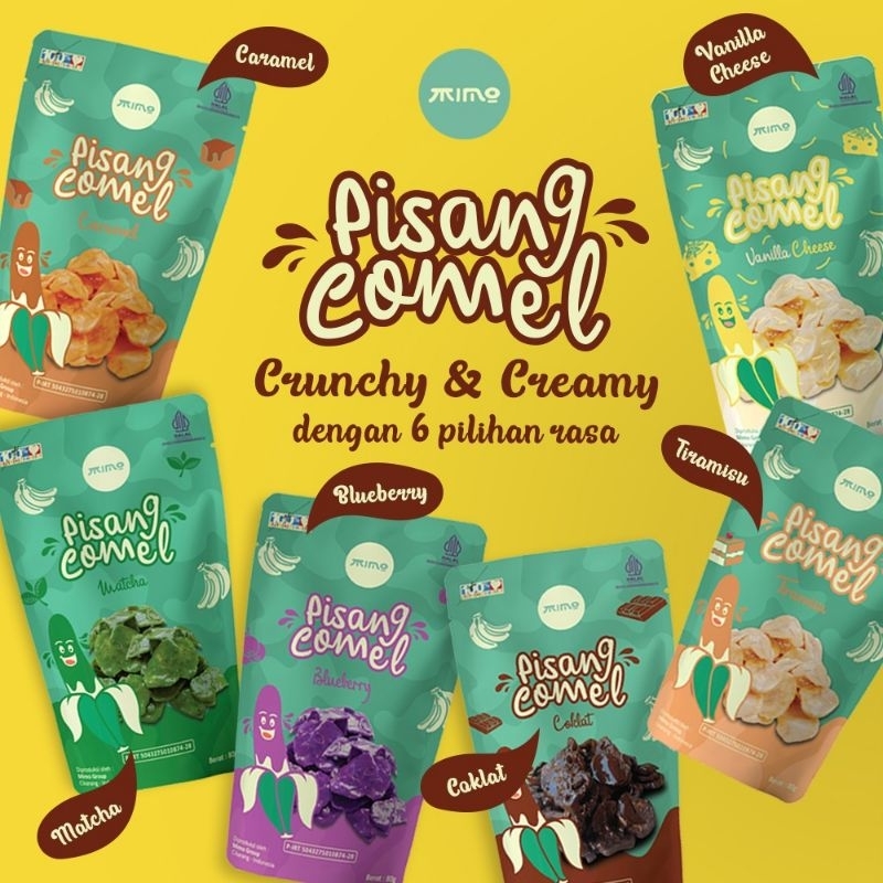 Jual Pisang Comel Keripik Pisang Coklat Meler Shopee Indonesia