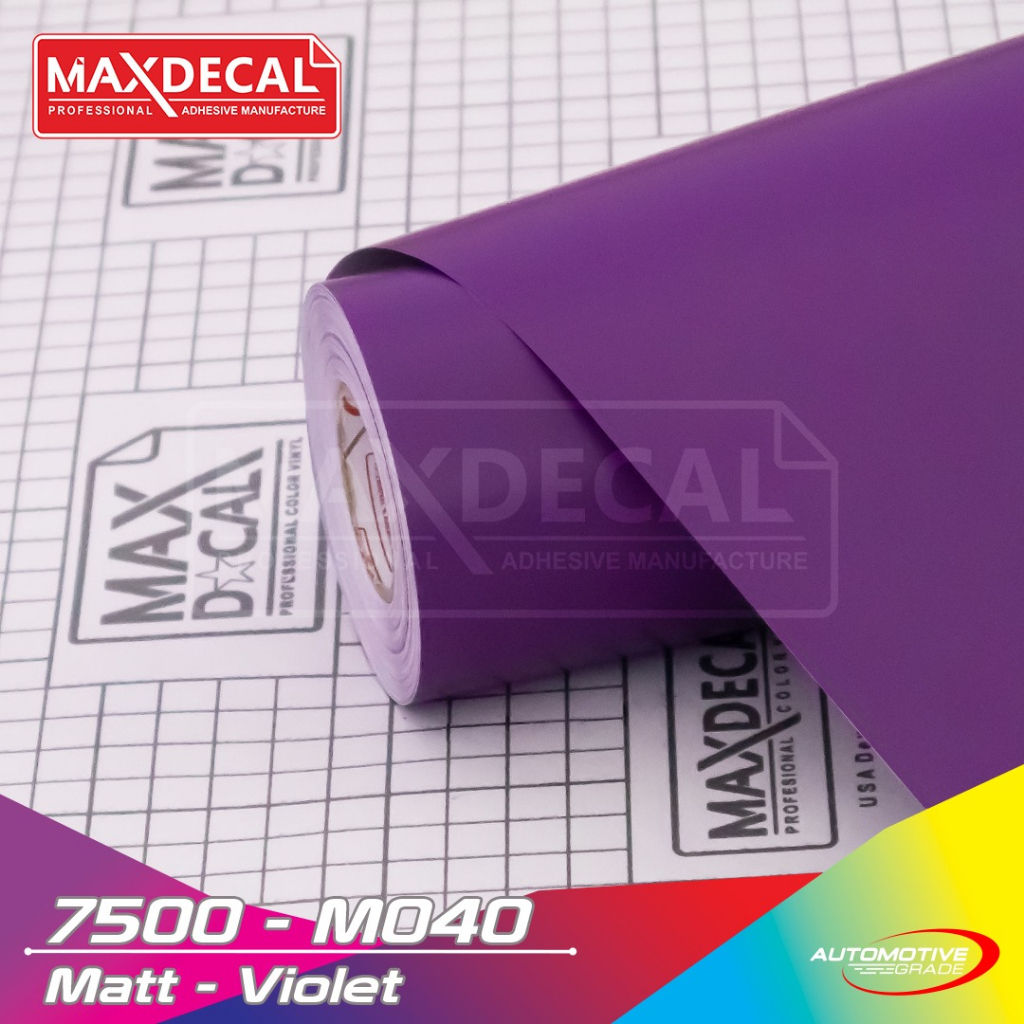 Jual Sticker Maxdecal 7500 M040 Matt Violet Ungu Doff permeter | Shopee ...