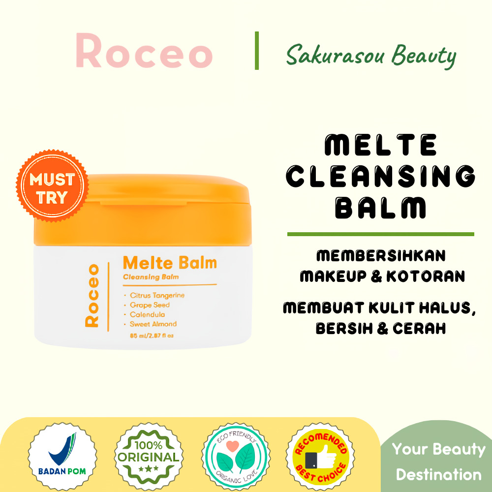 Jual Roceo Melte Balm Cleansing Balm 85ml Cream Pembersih Makeup