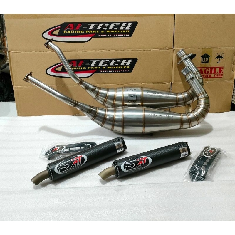 Jual knalpot Racing Aitech AI-tech ORI original perut Galvanis cobra ...