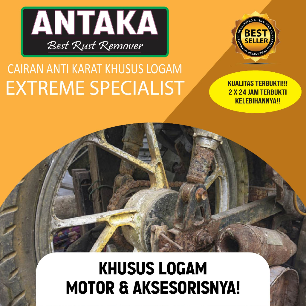 Jual ANTAKA Cairan Anti Karat Motor 100 ML Tangki Mesin Rantai Injektor ...