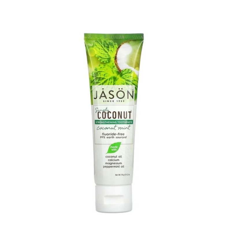Jual Jason Natural Simply Coconut Strengthening Toothpaste Coconut Mint ...