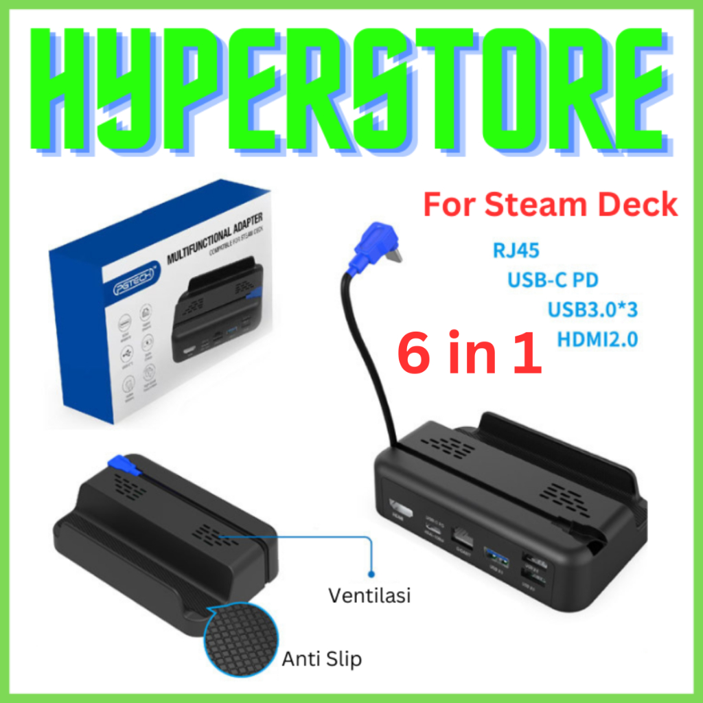 Jual PGTech Multifunctional Adapter For Steam Deck Charging Dock ...
