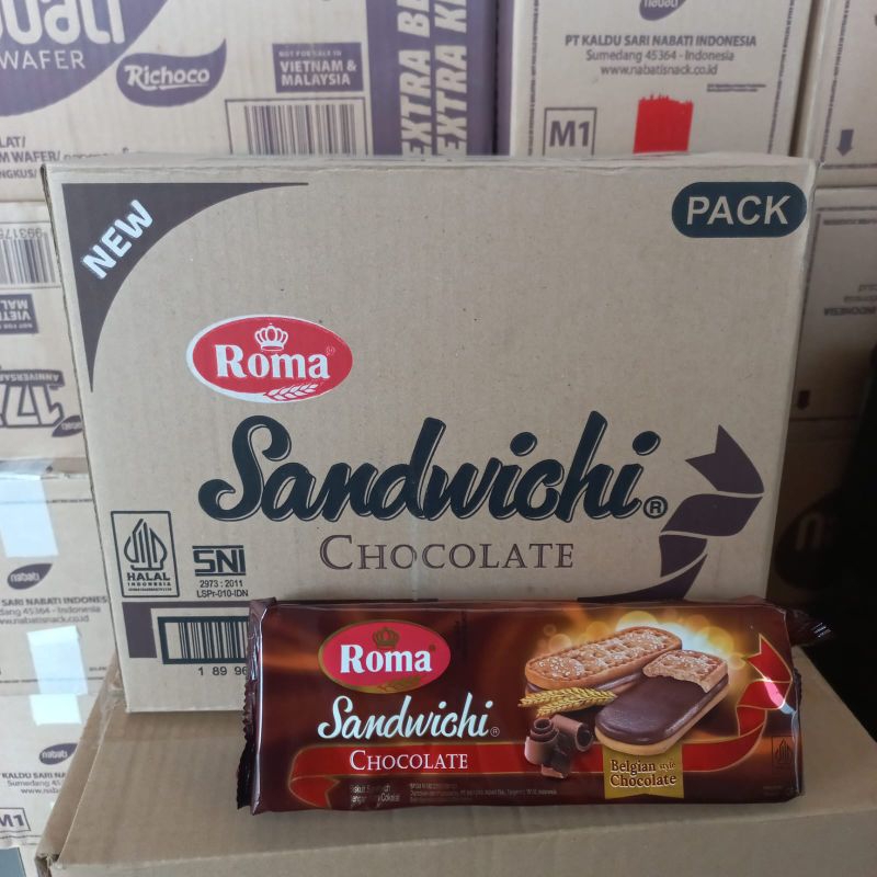 Jual Roma sandwich 108 gram 1 dus isi 24 pcs | Shopee Indonesia