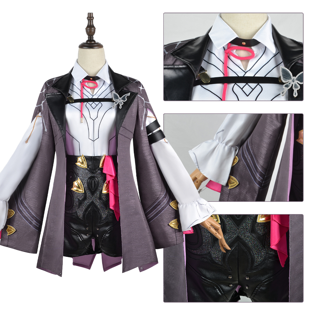 Jual Po Pre Order Hanya Kostum Cosplay Kafka Leather Bahan Premium Kulit Imitasi Hsr Honkai Star 2021