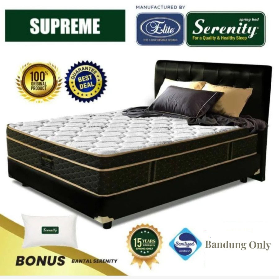 Jual Springbed Elite Serenity Supreme Plustop 120x200 Fullset Bandung ...