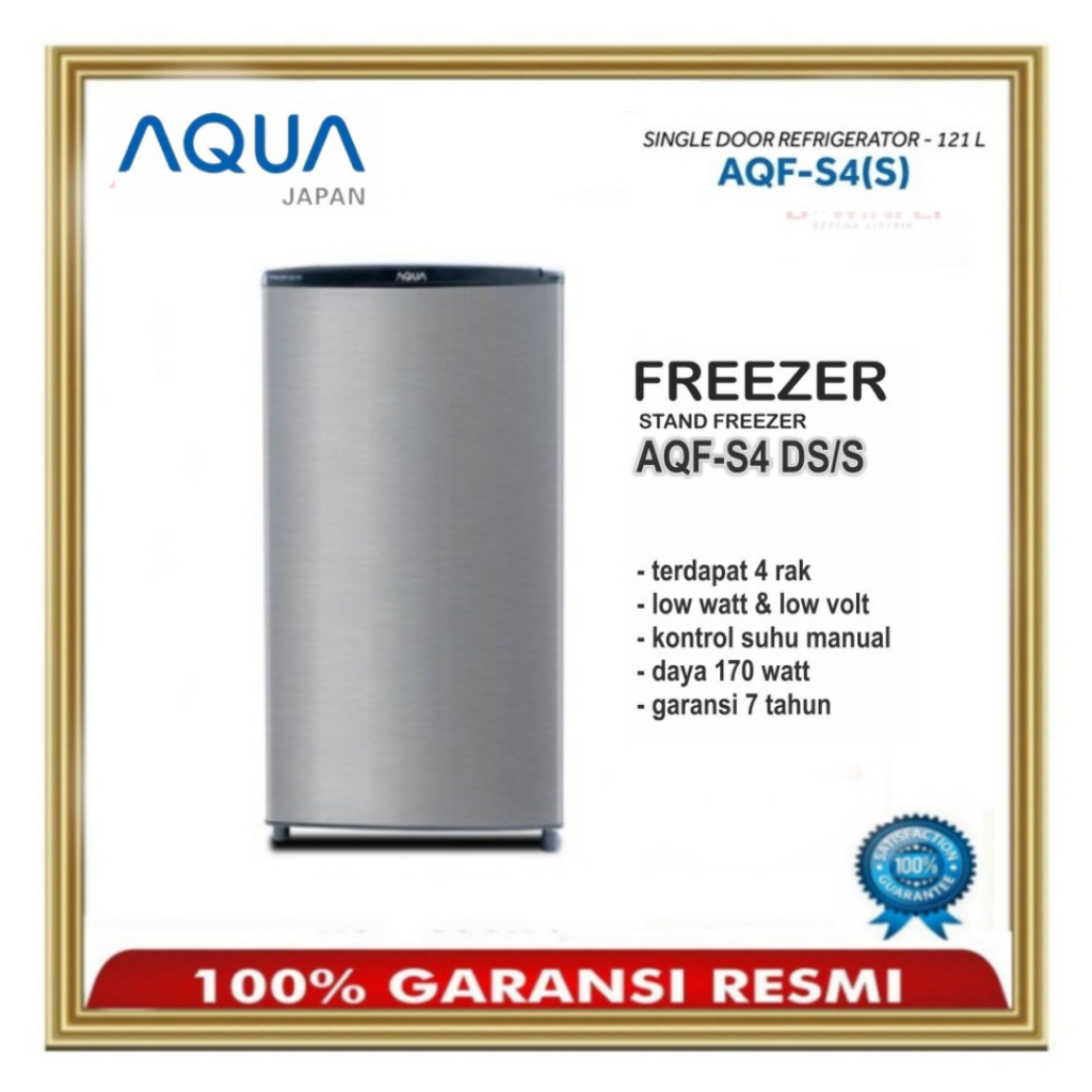 Jual Freezer aqua aqfs4 4 rak dari sanyo freezer es batu Shopee Indonesia