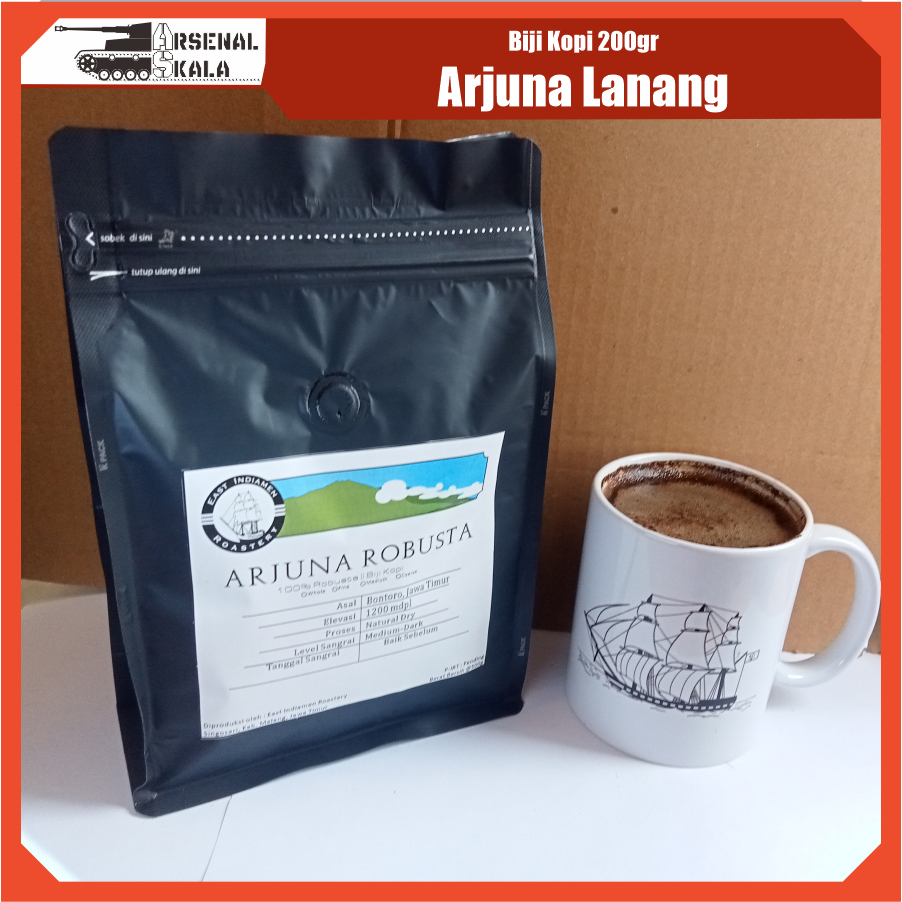 Jual Kopi Robusta East Indiamen Roastery Arjuna Gr Shopee Indonesia