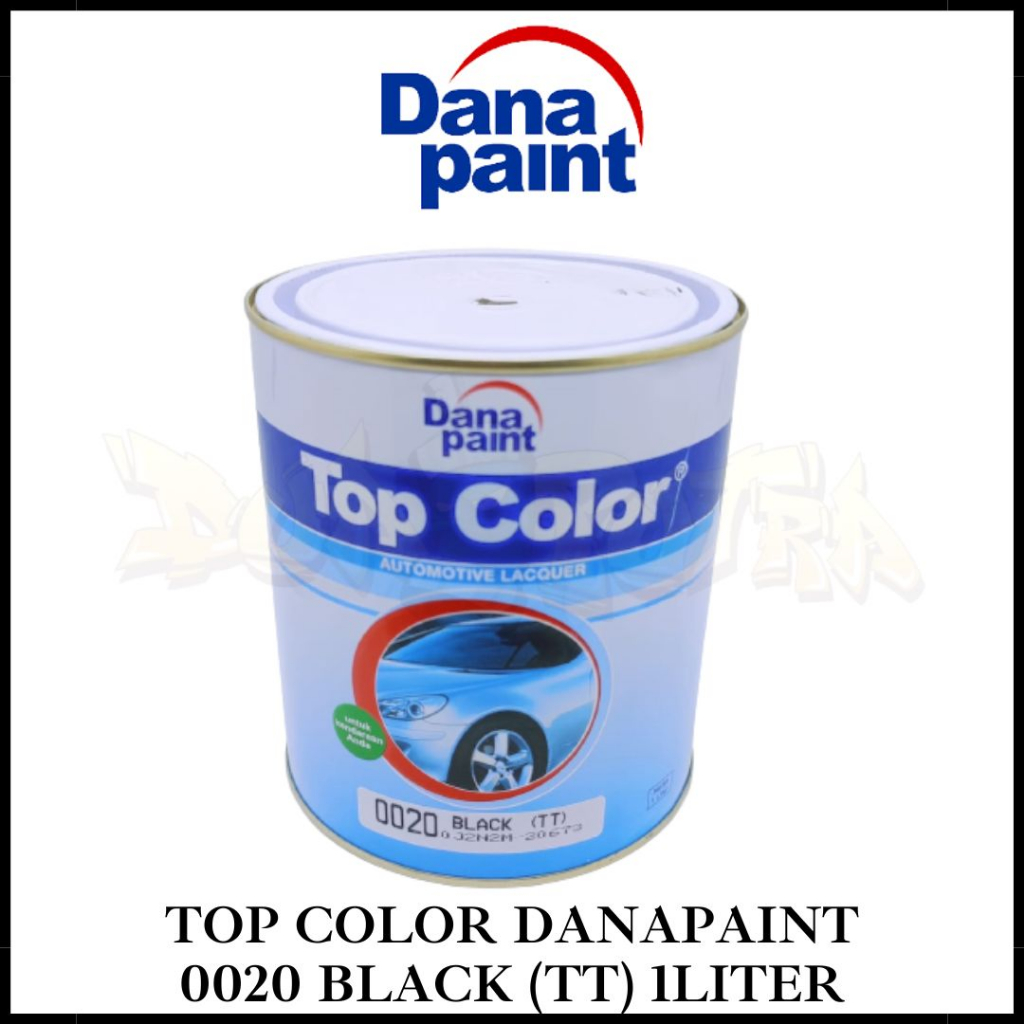 Jual Cat Mobil Kayu Besi Duco Top Color Danapaint 0020 Black (TT ...