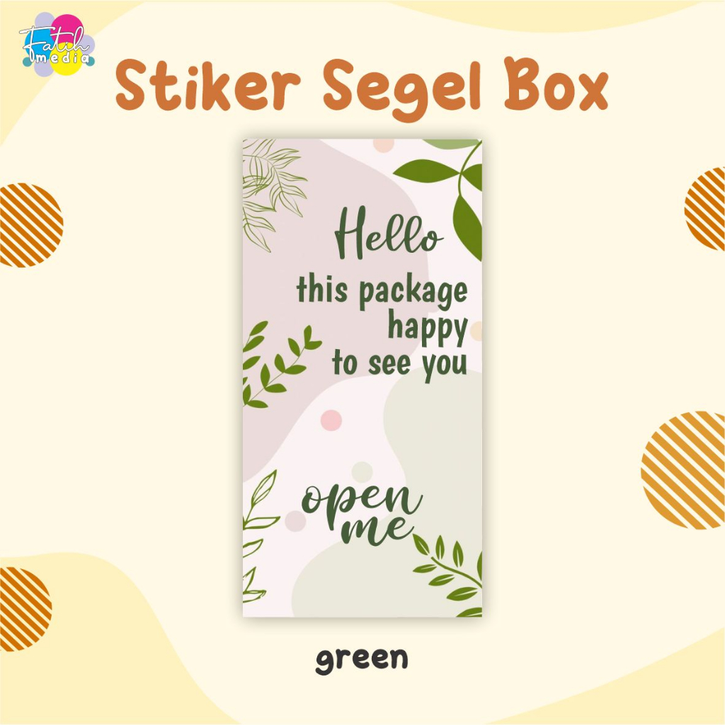 Jual Stiker Segel Box Stiker Open Me Stiker Hampers Sticker Open Here Sticker Shopee Indonesia