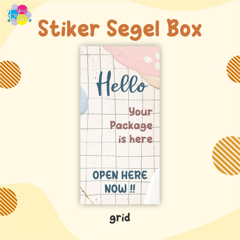 Jual Stiker Segel Box Stiker Open Me Stiker Hampers Sticker Open Here Sticker Shopee Indonesia