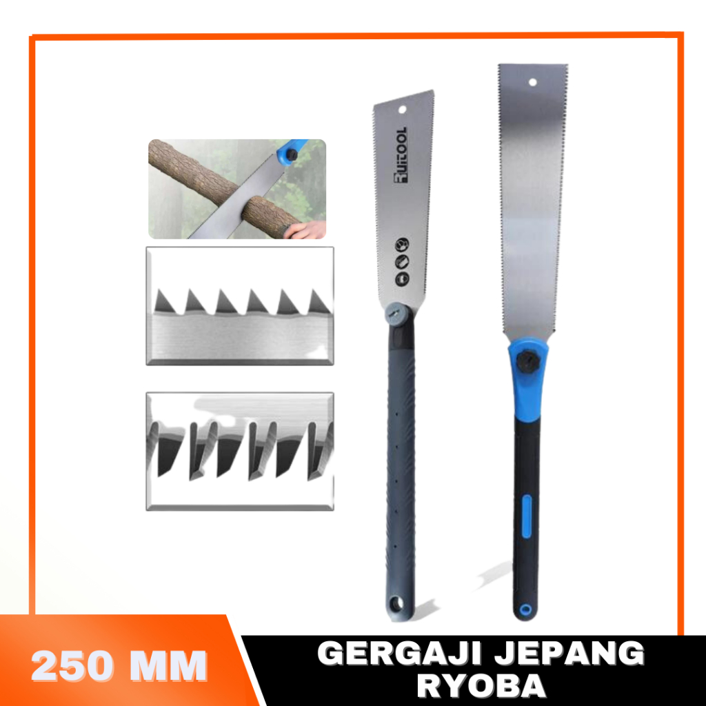Jual Gergaji Jepang RYOBA PREMIUM Double Edge Gergaji Jepang Edge Rip ...