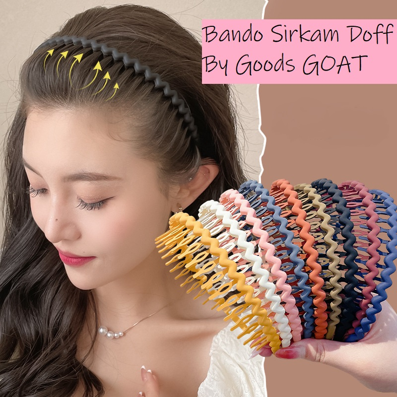 Jual GG - Bando Korea Sirkam Doff Pria Wanita Fashion Hair Band Premium ...