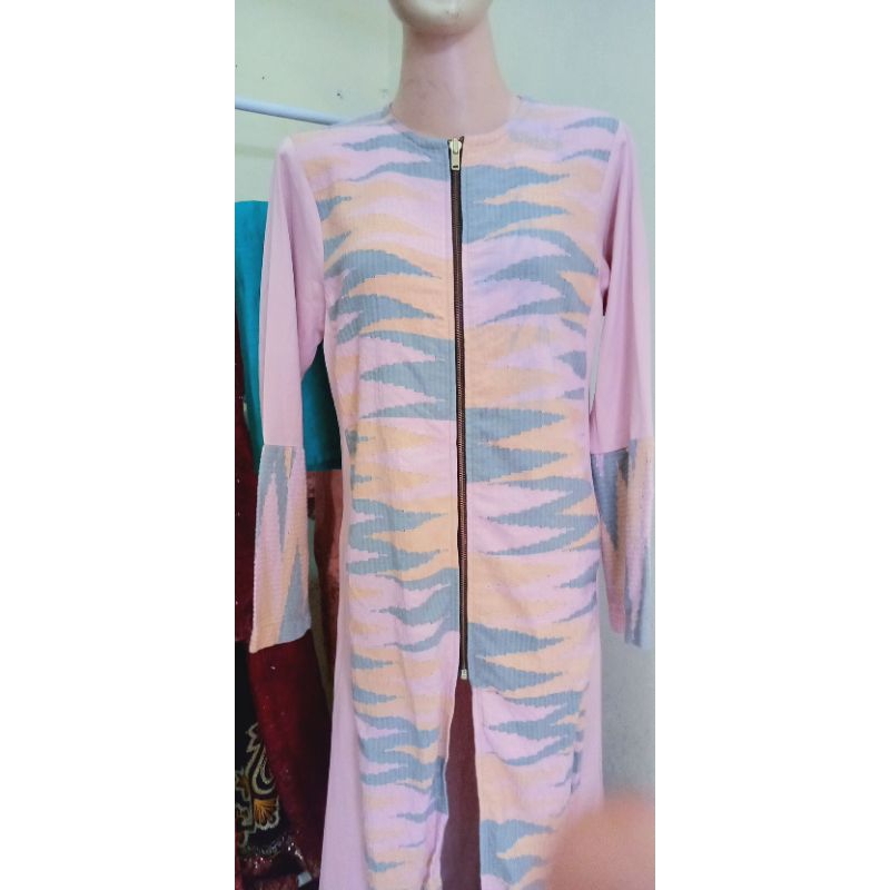 Jual Gamis outer mix songket PL | Shopee Indonesia